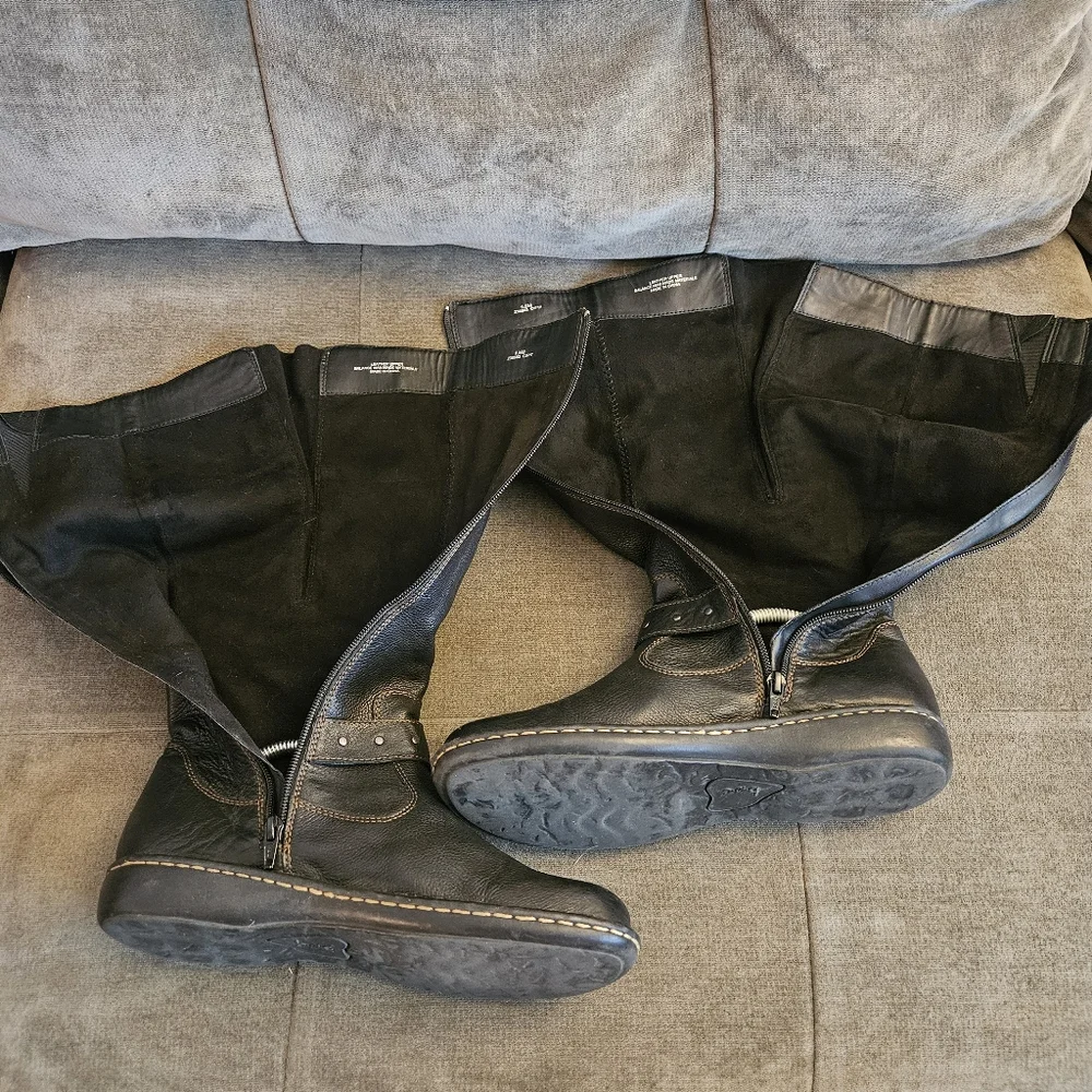 b.o.c. Austin Wide-Calf Leather Riding Boots Womens 9.5M - Picture 5 of 12